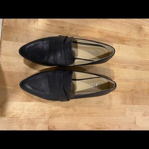 JG Pointed Black Loafer Slip-On, Women’s